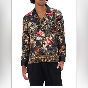 Camilla Hotel Franks By Camilla
Printed Silk Long-Sleeve Camp